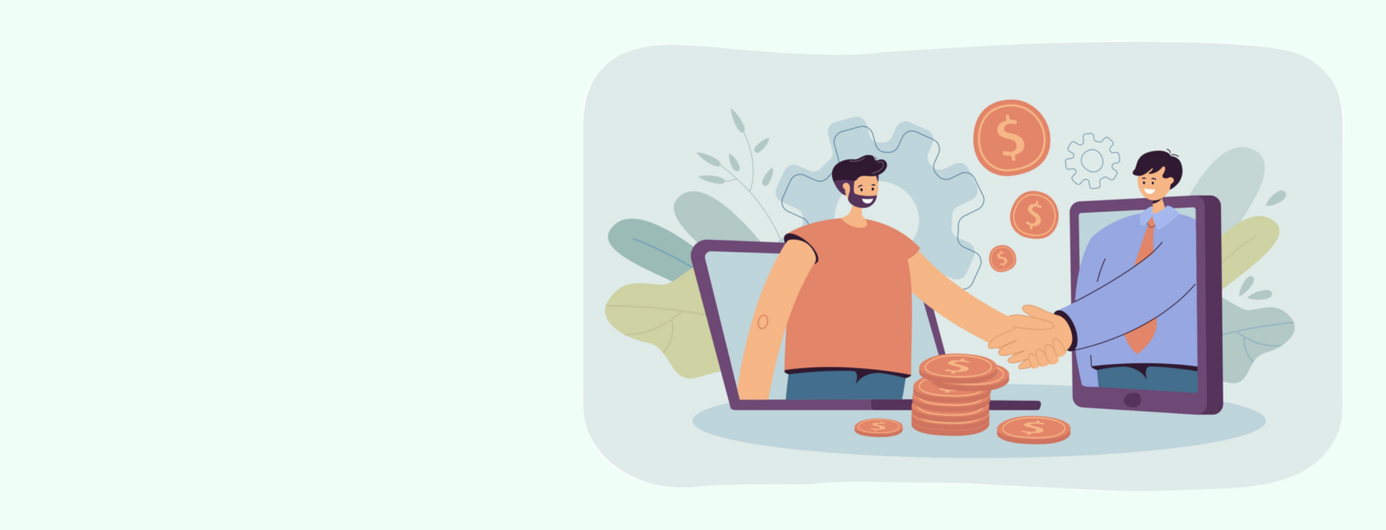 Brand partnership illustration